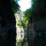 Gita in Canoa con Nicola_lago di santa giustina_canyon del novella- LE CANOE (53)