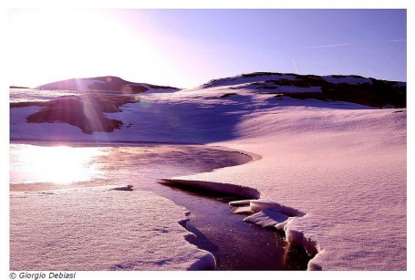 Riflessi sul monte Peller @ValdiNon